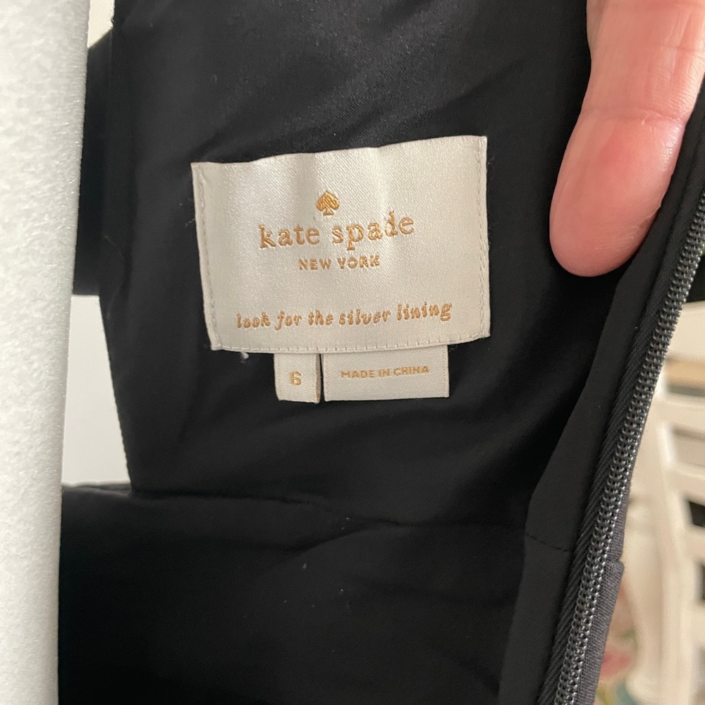 Kate Spade New York Black “Look for the Silver Lining” Classic Dress/ope… - Picture 8 of 11